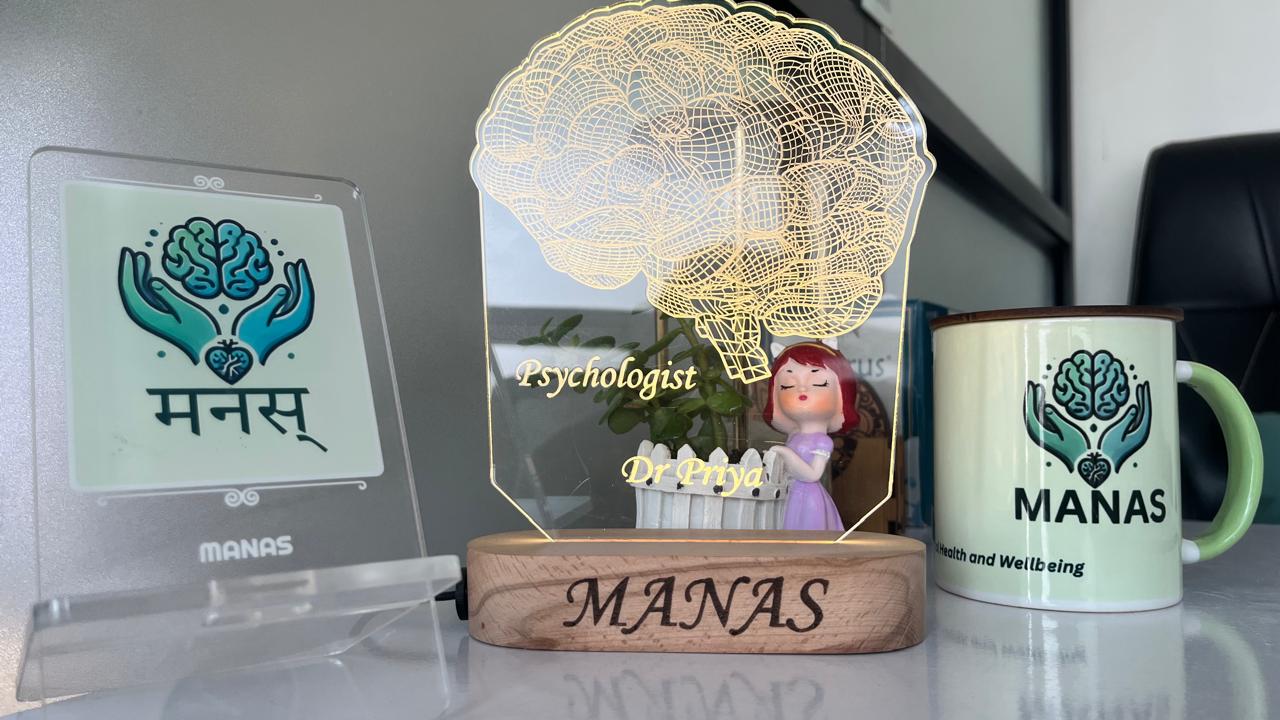 Individual counselling session for anxiety, stress and personal growth at Manas Centre, Bhopal